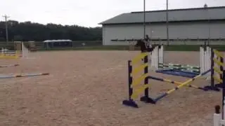 Kate and Amstel school the water jump