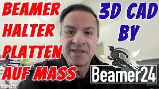Beamerplatte mit 3D CAD individuell konstruiert & hergestellt - by Beamer24