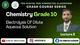 Electrolysis of Dilute Aqueous Solution | Chemistry | Grade 10 | Crash Course Series | FDE