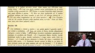 Latino da capo o da zero:  Lectio XXXVII