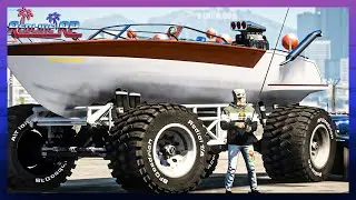 GTA 5 Roleplay - RedlineRP -  TROLLING REDLINE COPS WITH BOAT TRUCK   # 359