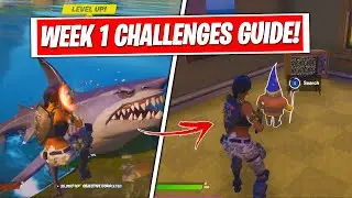Fortnite Season 3 Week 1 Challenges Guide & Locations! (FULL CHALLENGES FAST & EASY)