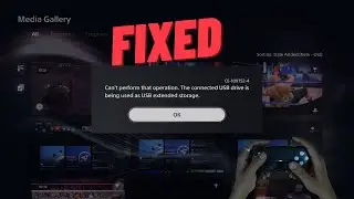 How to FIX PS5 ERROR CODE CE-109752-4