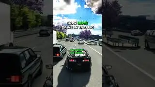Boys Vs. Girls Driving Cars😂😂😂 #shorts #carshorts #funny
