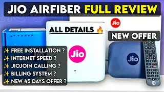 Jio AirFiber Full Review | Jio AirFiber Installation, Bill, Internet Speed And Calling All Details 🔥