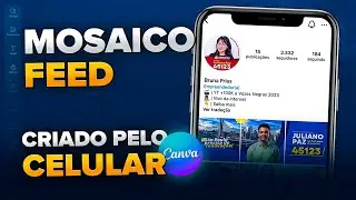 Como fazer Mosaico para o Feed do Instagram | Pelo Celular