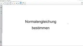 Normalengleichung