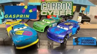 Mattel Disney Pixar Cars 3 2026 Richie Gunzit, Jim Riverick and Spikey Fillups 