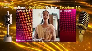 Aaarabhi Bharadwaj - Indian Golden Voice Session 10 - Mangrove Production