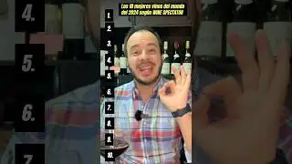 🍷 Los 10 mejores vinos del mundo 🌎 #wine #vino #bartender #bar #restaurant