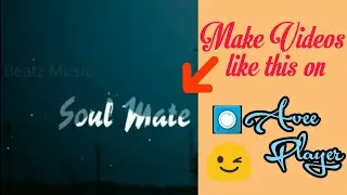 How to make wave effect inside text in avee player || Avee Player || Tutorial Video