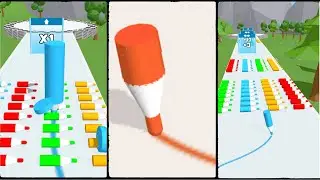 New Release - Hyper - Hybrid Casual - Crayon Rush 3D - Gameplay Walkthrough (iOS & Android)