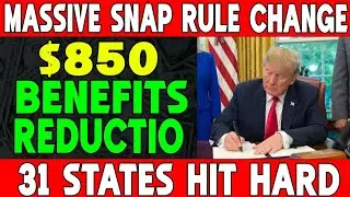 Масштабное изменение правил в 2025 году: карты SNAP в 31 штате могут быть сокращены на 850 долларов