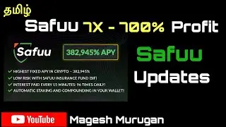 CR| தமிழ் | Crypto Investment | Safuu-Auto- Compounding- Latest Updates | 7x 700% Profit