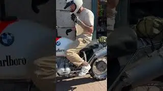 Now th&aacute;t&rsquo;s my kind of Beemer! #bmwr80gs #dakar #rustygoldmotorshop