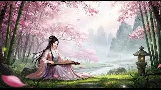 Peaceful Spring Melody by the River 🌸| Soothing Guqin & Nature Ambience #chinesemusic #music