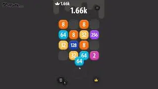 BUBBLE MERGE 2048 - Gameplay
