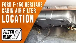 Расположение корпуса салонного фильтра Ford F-150 Heritage 2004 года