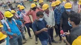 Adani power plant Jharkhand mein strike strike ke dauran Bhag dad