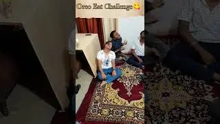 Oreo Eat Challenge 😋 #viral #trending #youtubeshorts #challenge #subscribe #shorts