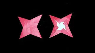 折り紙　一枚で作る簡単な星　 Origami easy star instructions(1 sheet) best origami