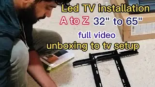 Motorola 55 inch 4k Qled tv |Ultra HD AND Android Smart Tv | unboxing & first look | Installation ❤️