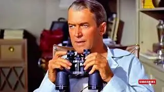 Man accidentally witnesses crime scene 😱 #rearwindow #moviereview #drama #thriller #suspense