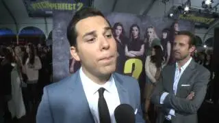Pitch Perfect 2: Skylar Astin Red Carpet Movie Premiere Interview | ScreenSlam