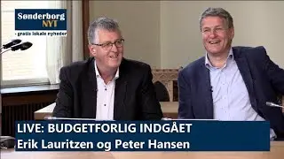 Budgetforlig indg&aring;et &ndash; Erik Lauritzen og Peter Hansen