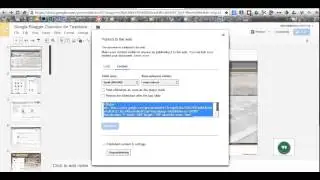 Embed a Google Slideshow in Blogger