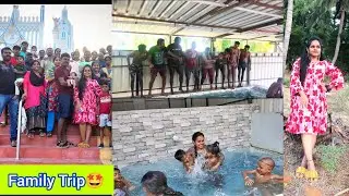 குடும்பத்தோட குளிக்கப்போறோம்🤩|One Day Family Trip🥰 #vlog #thoothukudiyoutuber #preethijillu #travel