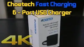 6-Port Fast USB Charger - Choetech Dual Quick Charge 2.0 USB Charger