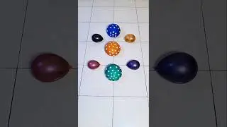 Mini Balloon Orbeez Black Yellow Red Purple Popping