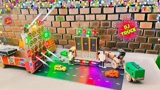 Mini DJ setup truck loading At-home | mini dj and sharpy light making | DJ gadi | DJ truck | 