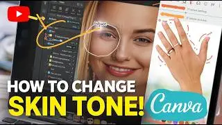 Skin Tone Fix EXPOSED &mdash; как изменить тон кожи в Canva с помощью инструмента &laquo;Кисть&raquo; (простой урок)