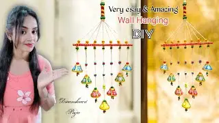 Easy and Beautiful Wall Hanging Craft / Wall Hanging Craft Ideas / Home Decor Craft Ideas