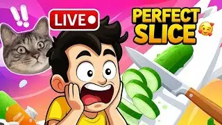 Perfect slice Live Now 🍎🔪 | Live Gameplay #live #shorts #virallive #viralperfces #shortsfeed