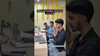 When your manager catches you sleeping 😴 #new #viral #funny #manager #employees #memes