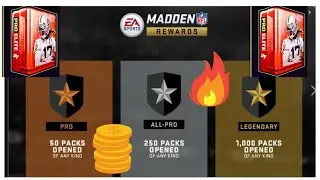 MUT Rewards Legendary packs! 40 bucks in packs, FREE!!!!!