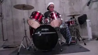 11 year old doing a drum solo