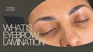 What is Eyebrow Lamination? Before & After Transformation