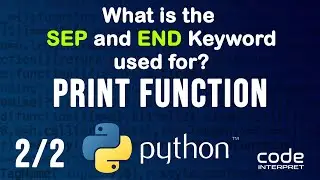 Positional Arguments Vs Keyword Arguments inside a Print Function in Python. #python