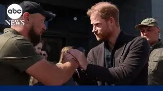 Prince Harry makes surprise visit to Ukraine