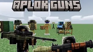 NEW Aplok Guns Addon Update! | Best Vanilla Friendly Gun Addon for MCPE 1.21.94+