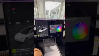 2025 Tesla Model 3 Interior Features | Ambient Lightning Color Options