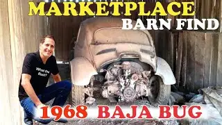 68 Baja Bug pulled from a barn after decades! Will it run and play in the dirt again?