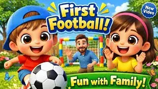 Oliver&rsquo;s First Football Day ⚽ | Fun with Sister | 3D Kids Cartoon