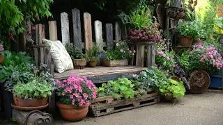 From Scrap to Stunning: Small Rustic Farmhouse Garden Designs Made With Recycled Items