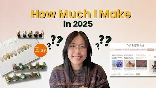What I Really Made From My Nail Business in 2025 (Press-Ons, Etsy & Blog)