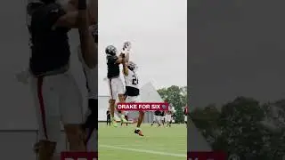 Drake London got UP for this catch 🤯 #nfl #catch #highlight